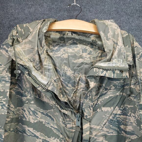 U.S. Army Improved Rainsuit Parka Jacket Mens Size M Green Digital Camo - Picture 7 of 15
